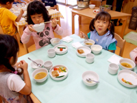 早速野菜にかけて
